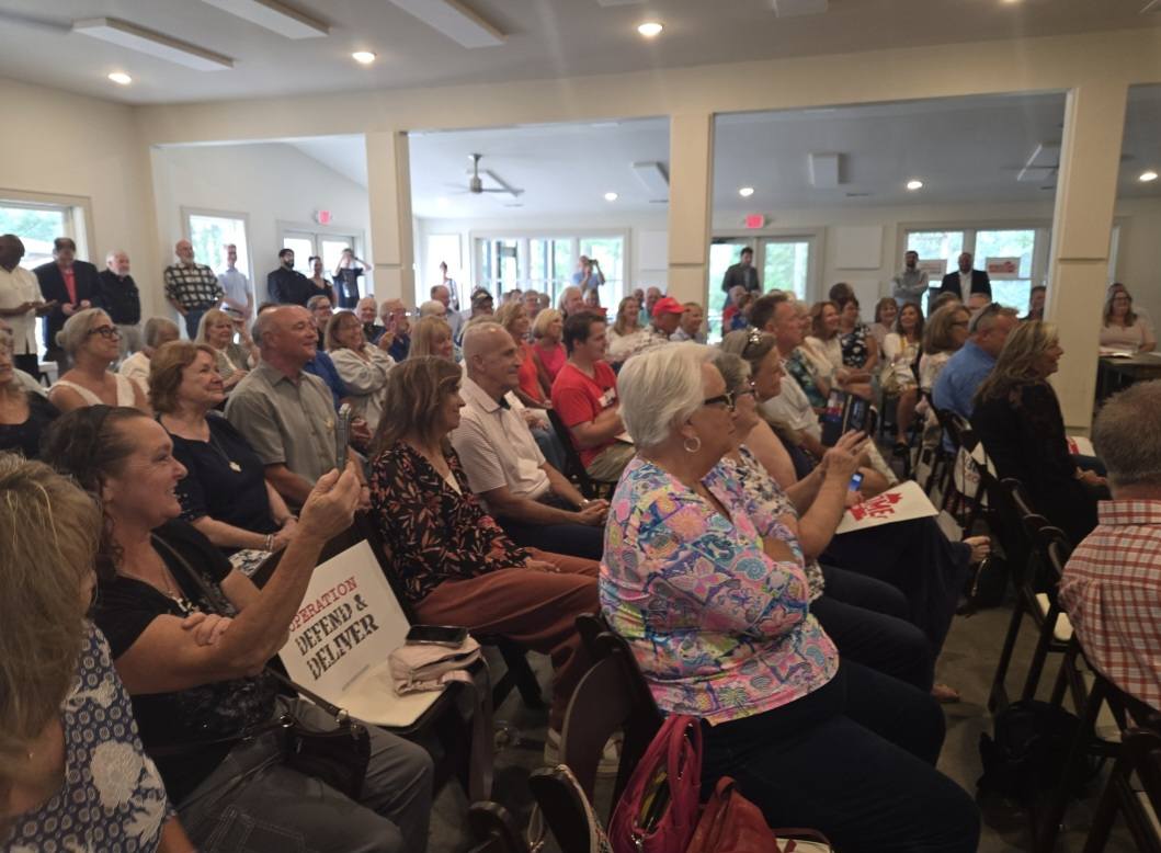 Crowd at Winsome Earle-Sears Meet & Greet, New Kent, Virginia
